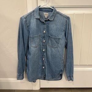 Chambray button down shirt